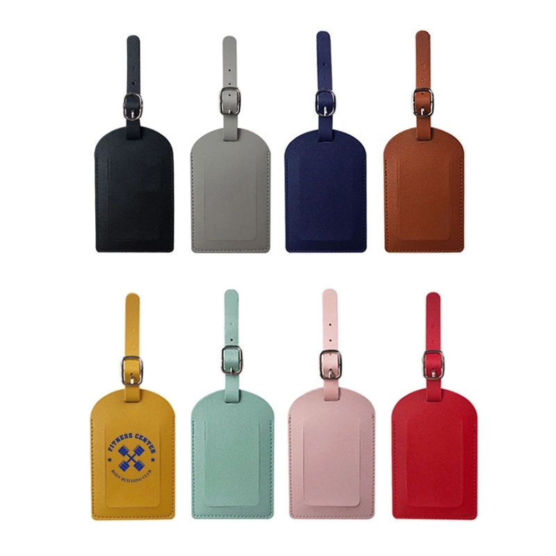 Luggage Tag PU Leather for Suitcase baggage tag 4