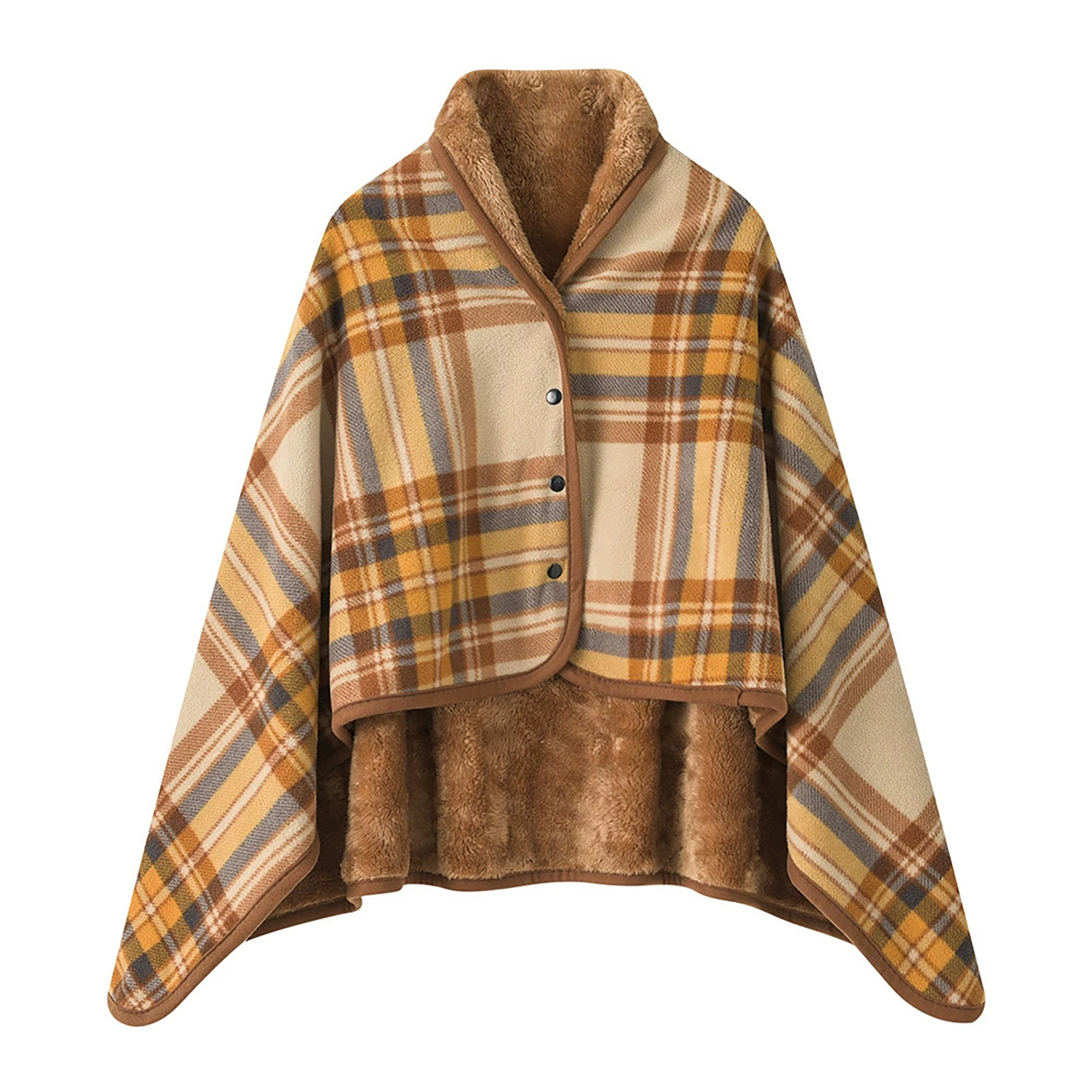 Plaid Flannel Wearable Blanket 4