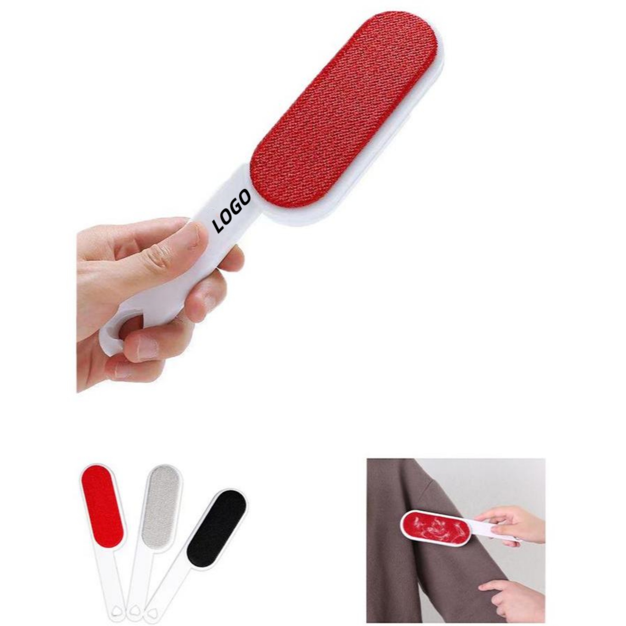 Double Sided Lint Pet Hair Remover Brush 2