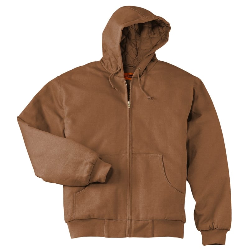 CornerStone Tall Duck Cloth Hooded Work Jacket. 7