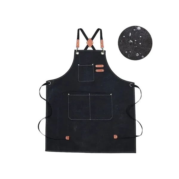 Canvas Work Apron with Heavy Duty Utility Tool Belt 9
