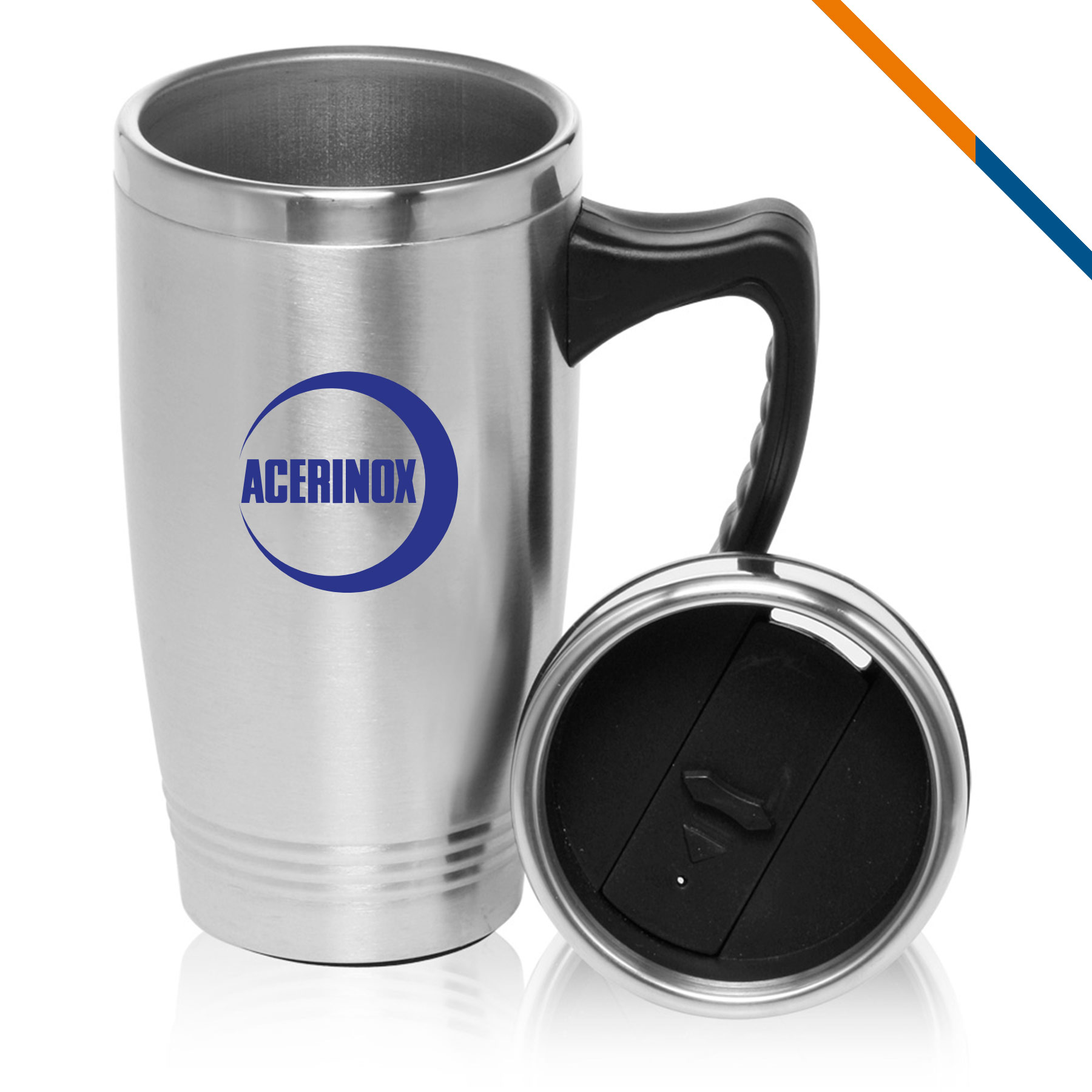 Andi Stainless Steel Travel Mug - 16 OZ. 4