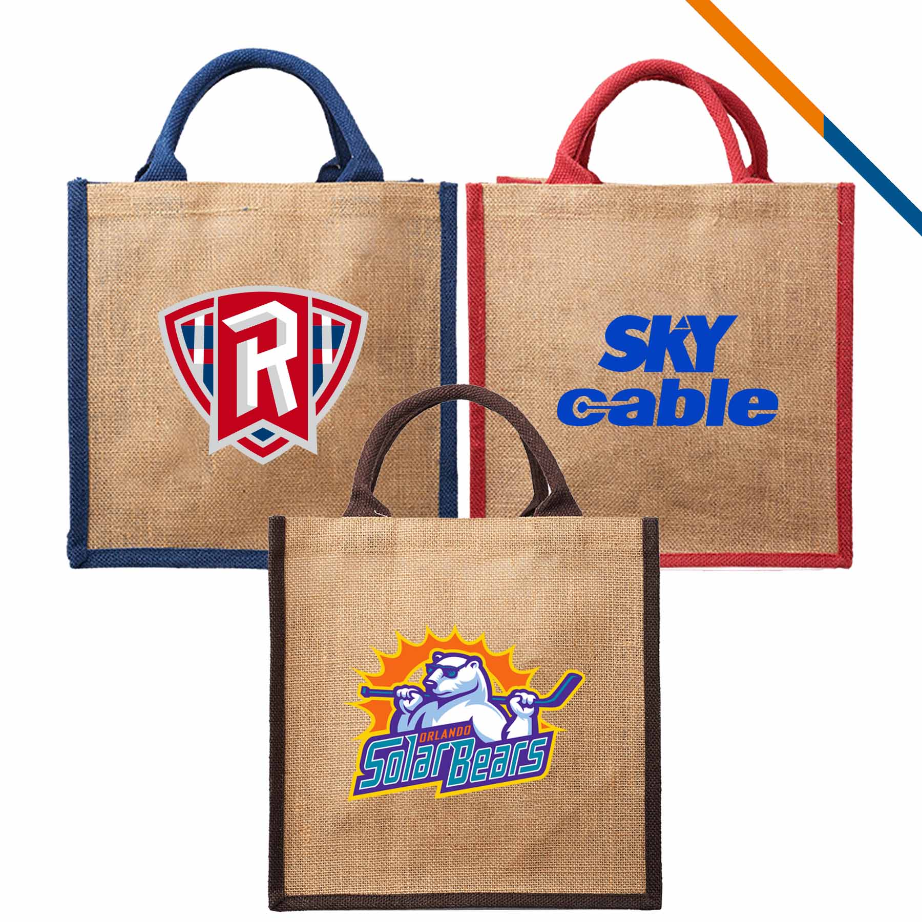 Mocho Jute Tote Bag, custom tote bag with logo imprint 4