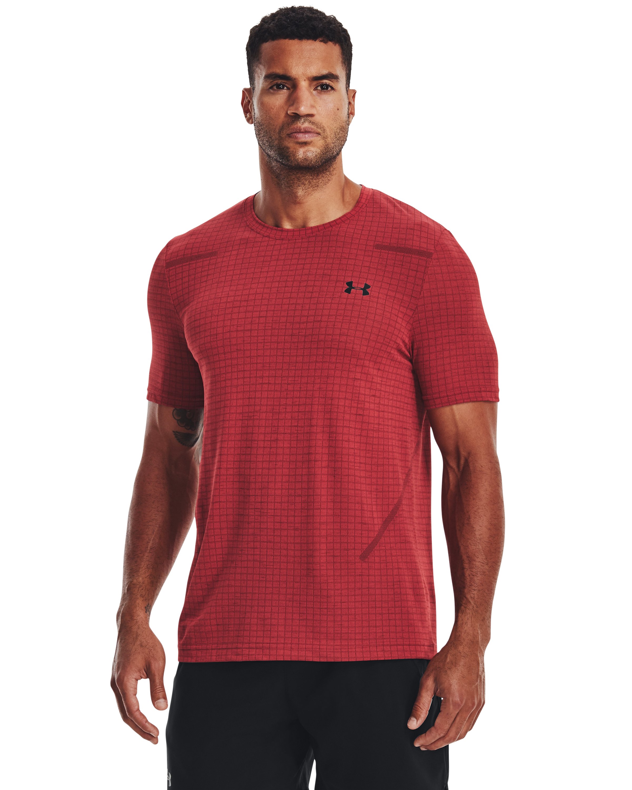 UA Seamless Grid Men's Short Sleeve 8