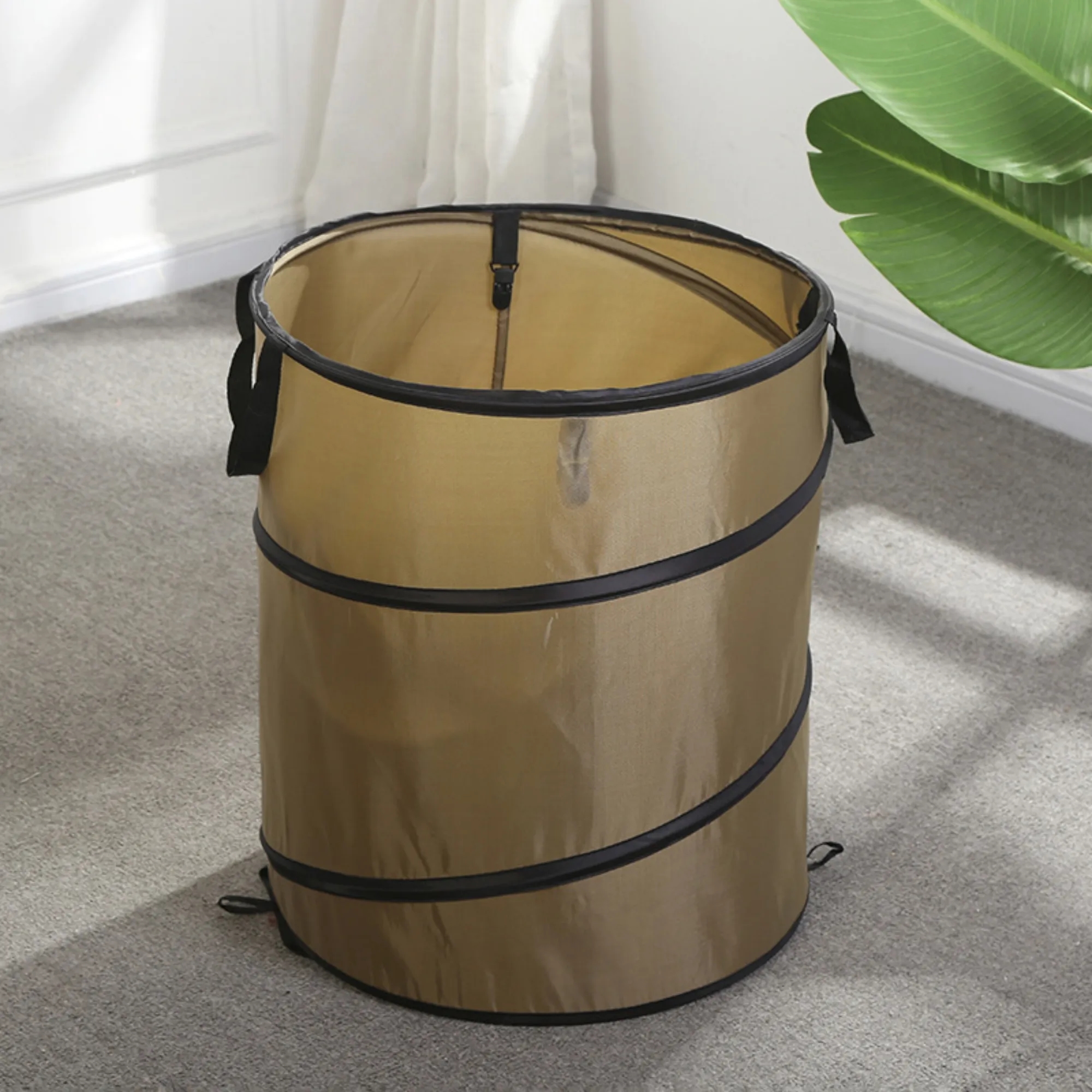37L Collapsible Camping Trash Can - Outdoor Garbage Bin 6