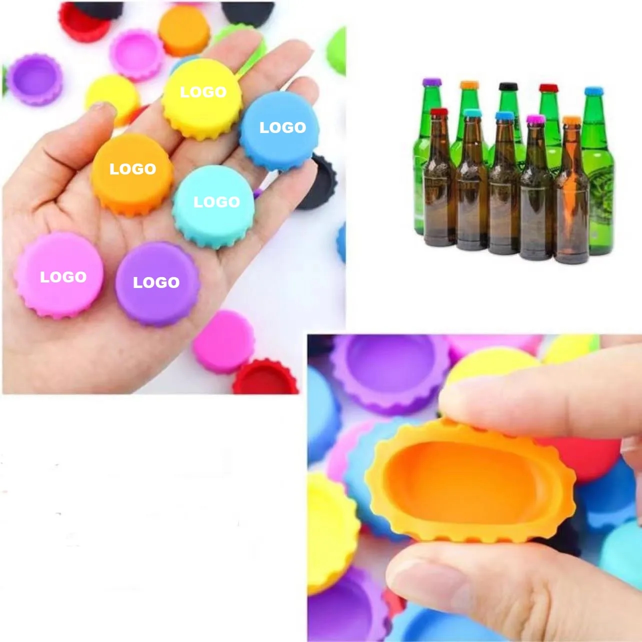 Beer Savers - Silicone Rubber Bottle Caps 7