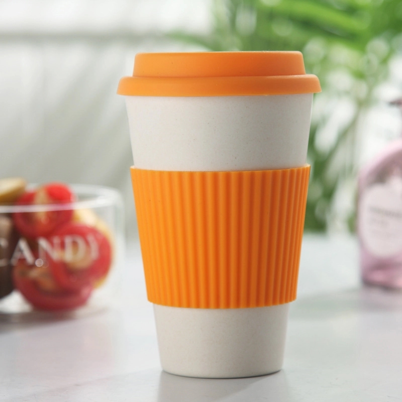 Custom Bamboo Fiber Coffee  Travel Tumbler 4