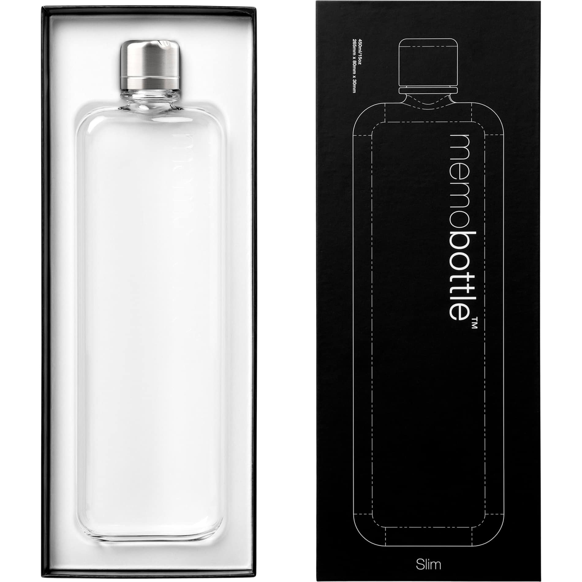 SLIM Tritan memobottle 25