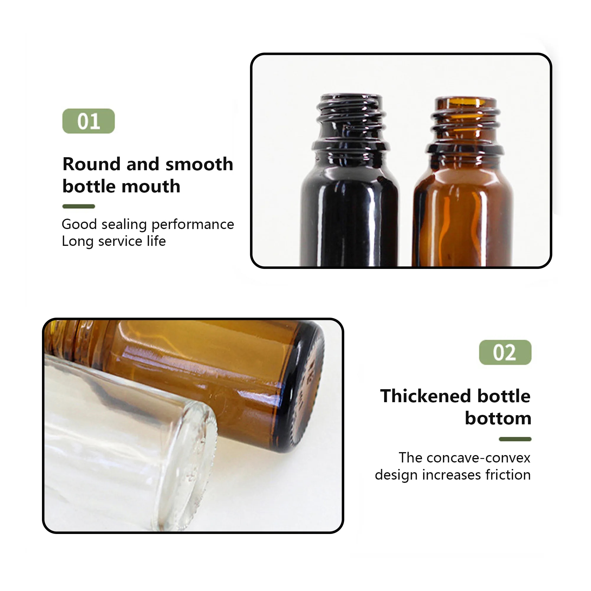Scented Essential Oil Glass Dispensing Bottles 2