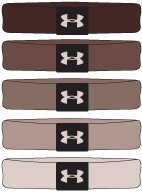 UA Soft 5-Pack Women's Hair Ties 6