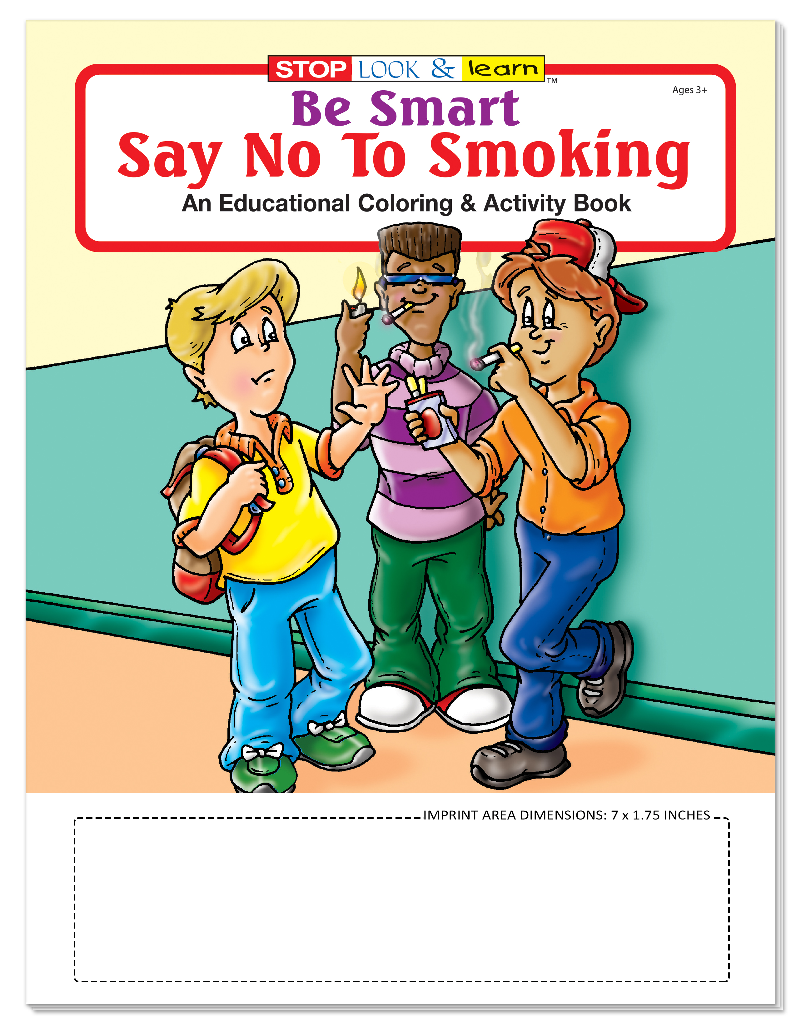 COLORING BOOK - Be Smart, Say No to Smoking Coloring & Activity Book 4