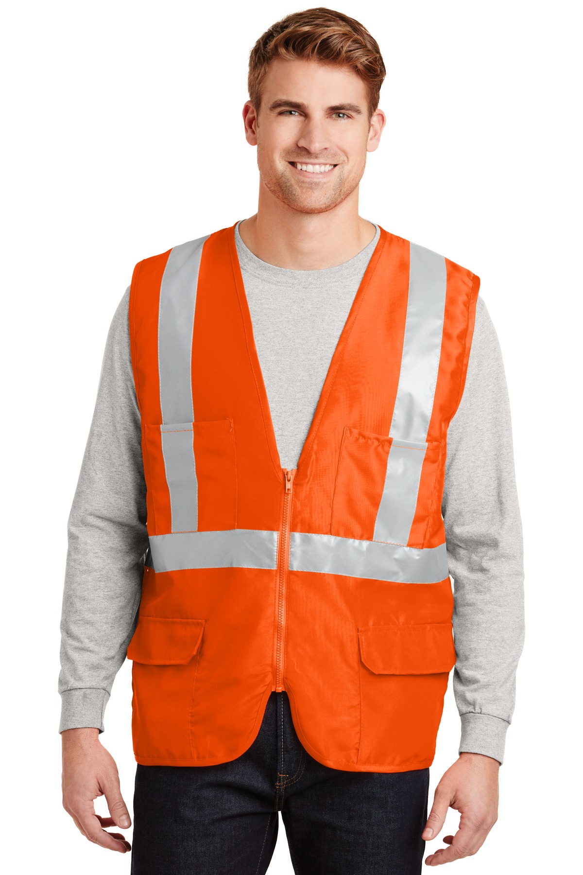 CornerStone - ANSI 107 Class 2 Mesh Back Safety Vest. CSV405 7