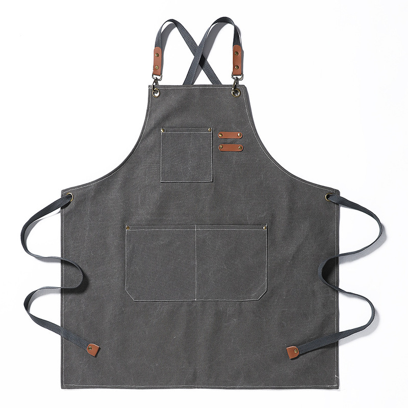 Adjustable Kitchen Apron with Straps for Baking 2