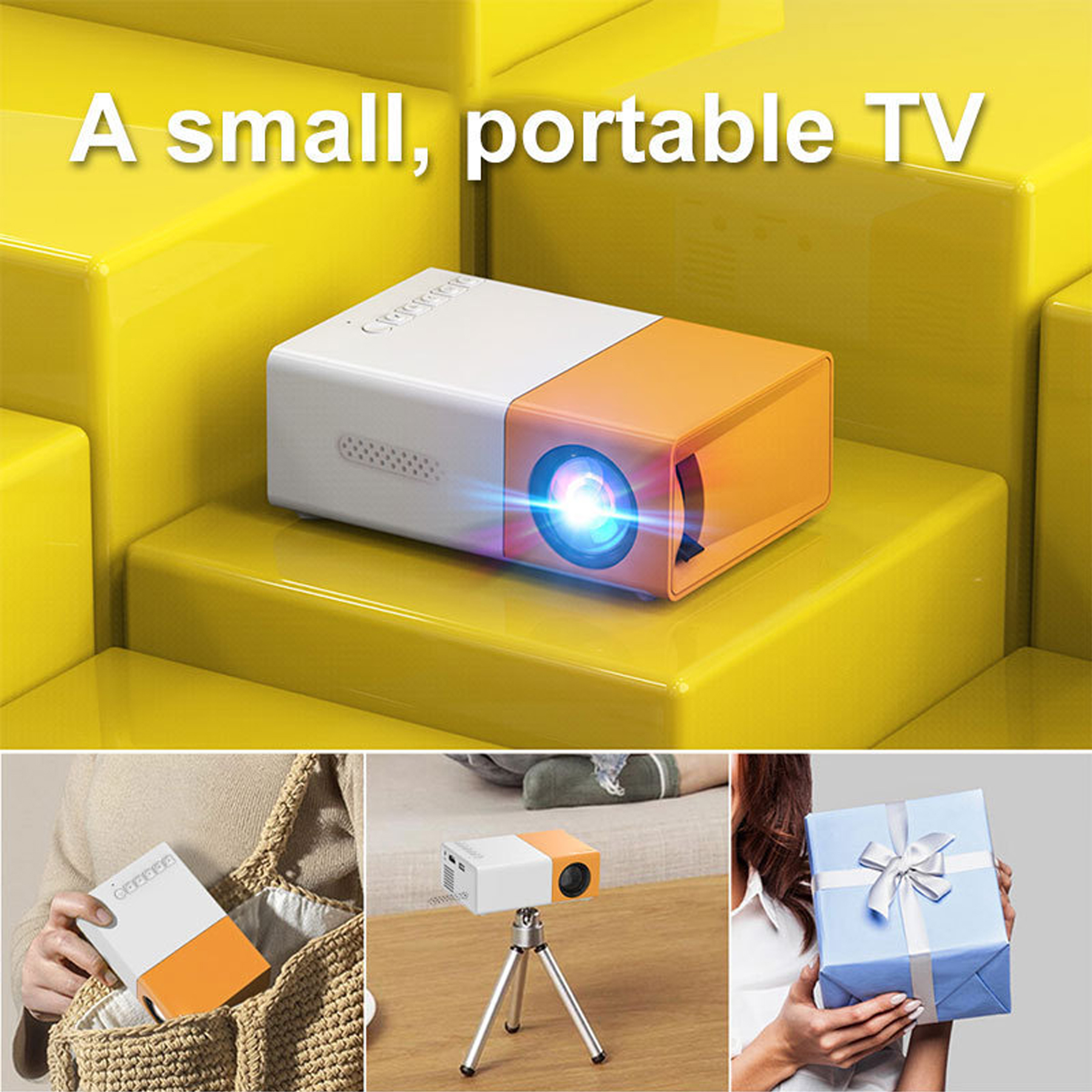 Portable Mini Home Theater Projector 3