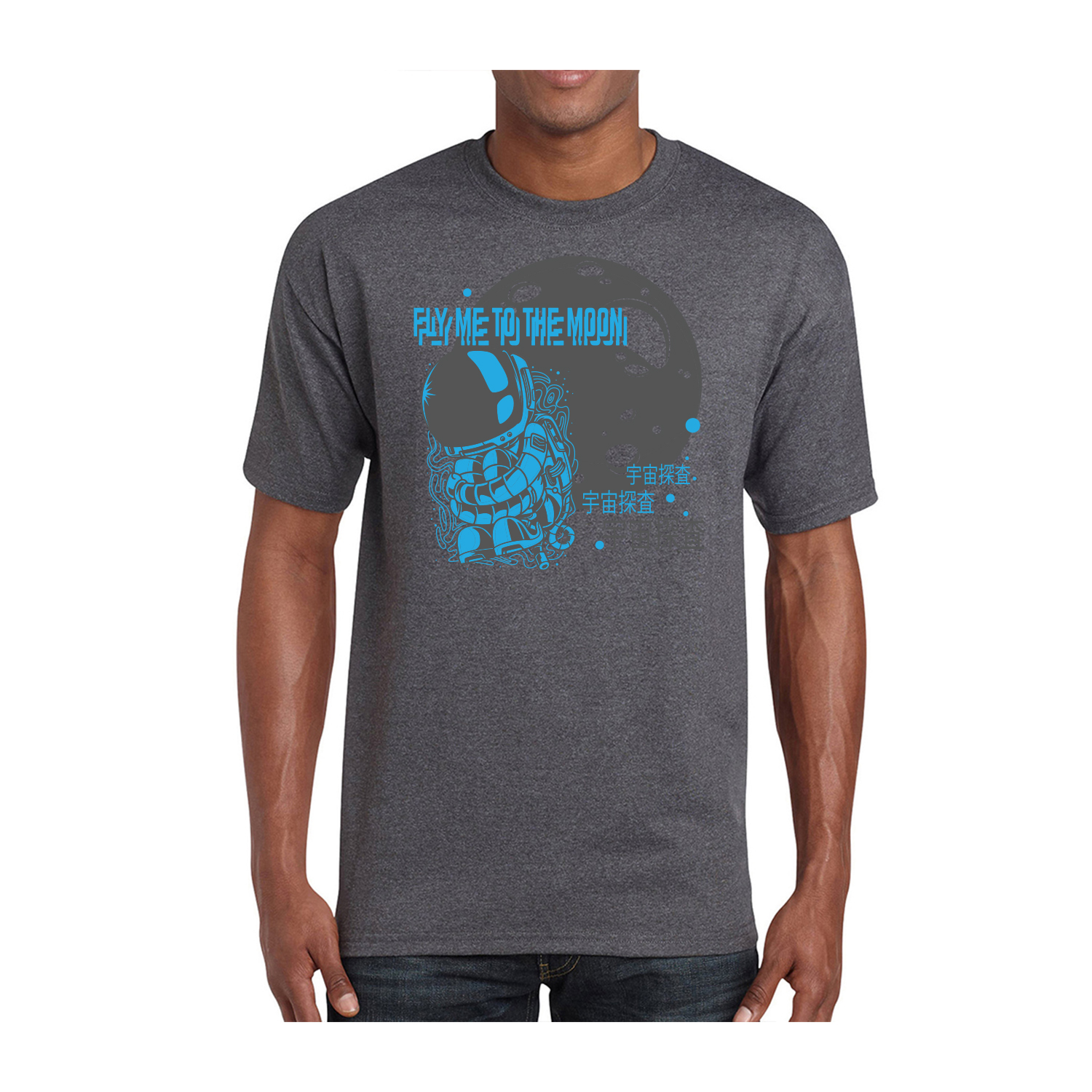 Gildan™ 5.3 oz Cotton Pre-Shrunk T-Shirt (2 Color Imprint) 36