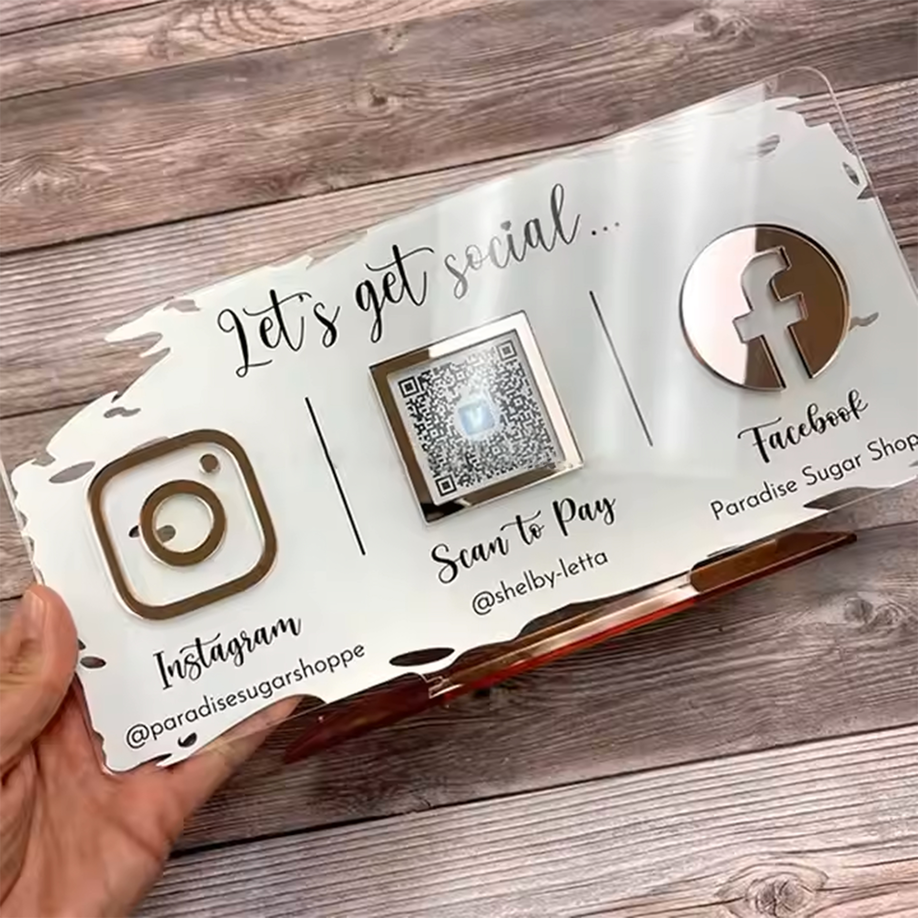 Custom Acrylic Advertising Display Sign 2