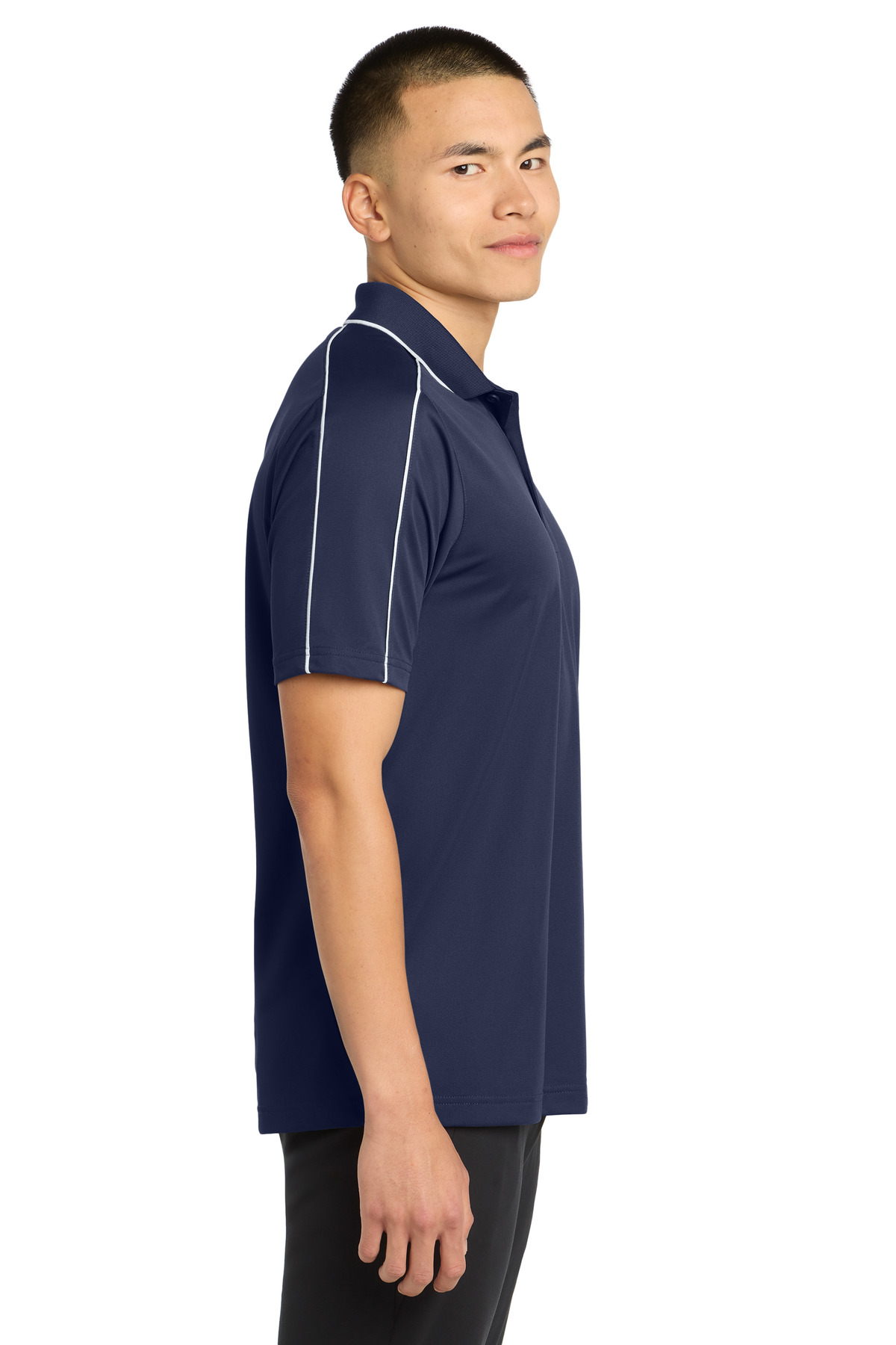Sport-Tek Micropique Sport-Wick Piped Polo. ST653 31
