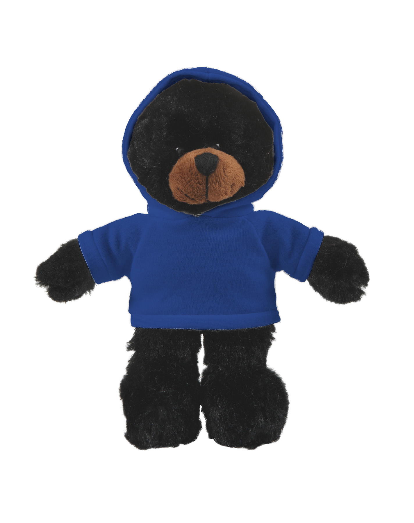 soft plush Black Bear with hoodie 13