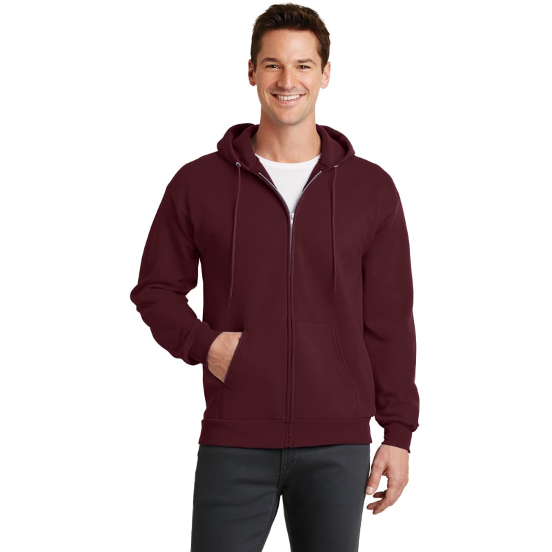 Port & Company - Core Fleece Full-Zip Hooded Sweatshirt., custom hoodie or sweatshirt with logo imprint 48