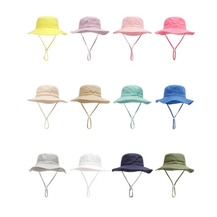 Kids Wide Brim Bucket Hat 3