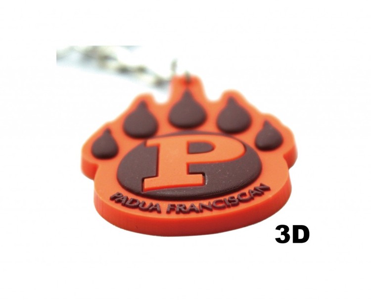 13 Square inch Custom PVC Key Tags (Key Chain, Keychain, Key chains) 5