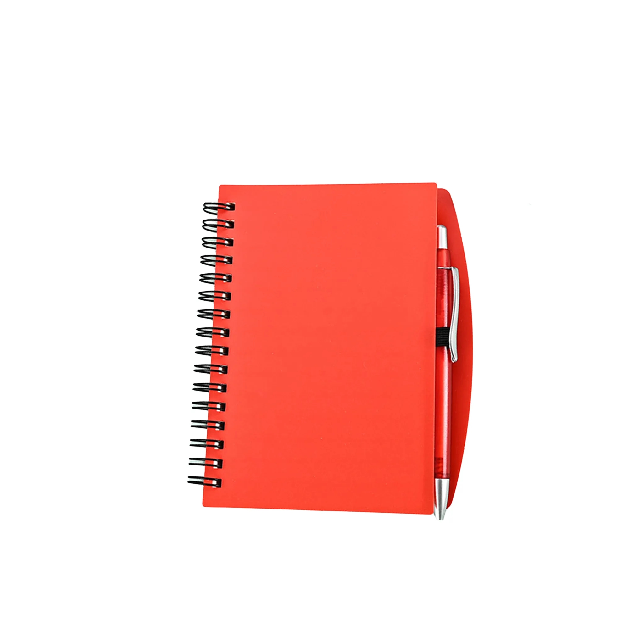 A6/A5 Basic Matte Cover Spiral Notebook with Pen 7