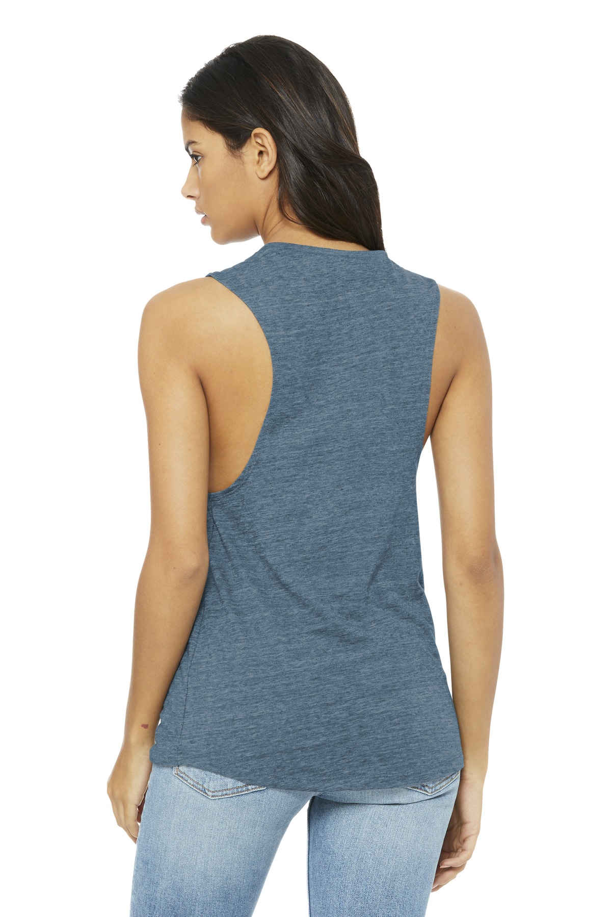 BELLA+CANVAS Women's Flowy Scoop Muscle Tank. BC8803 116