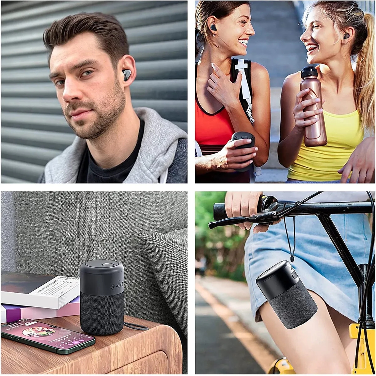 2 in 1 Bluetooth Speaker with Earbuds 7