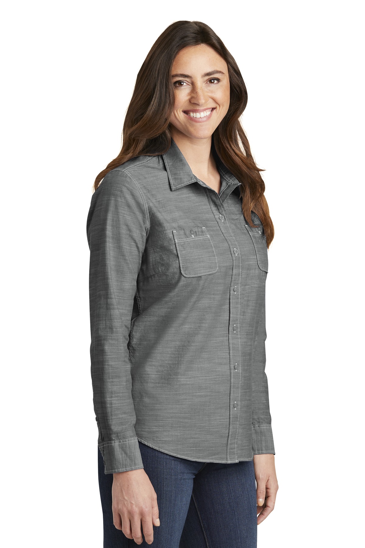 Women's Slub Chambray Shirt