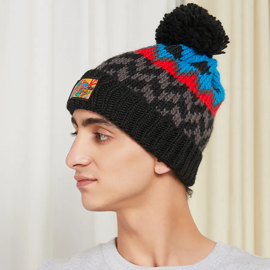 Adorn Acrylic Beanies w/ Pom 14