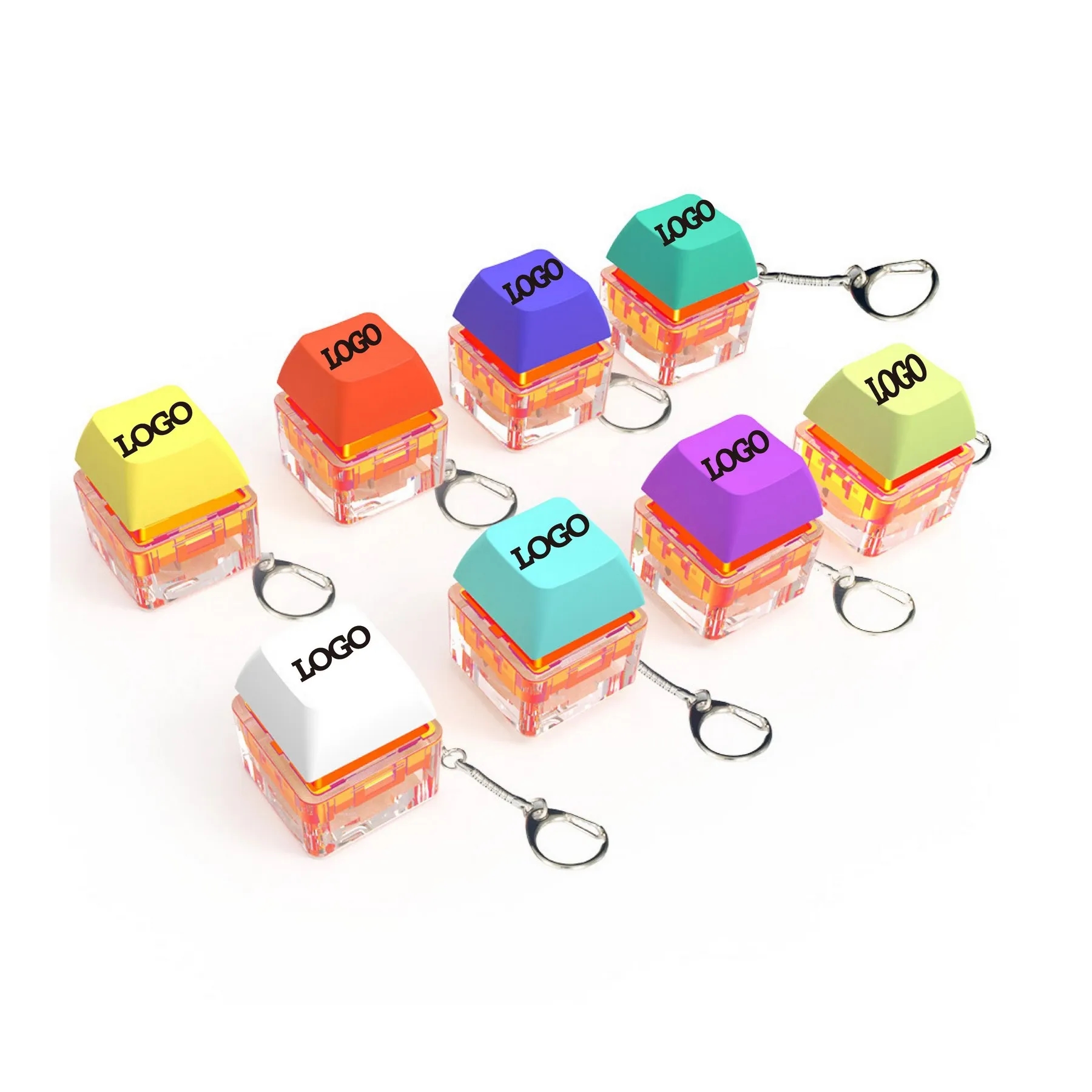 Keycap Fidget Keychain 1