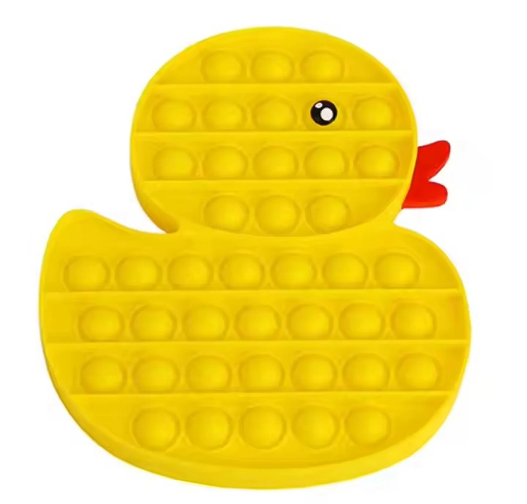 Duck Shaped Push Pop Bubble Toy 7