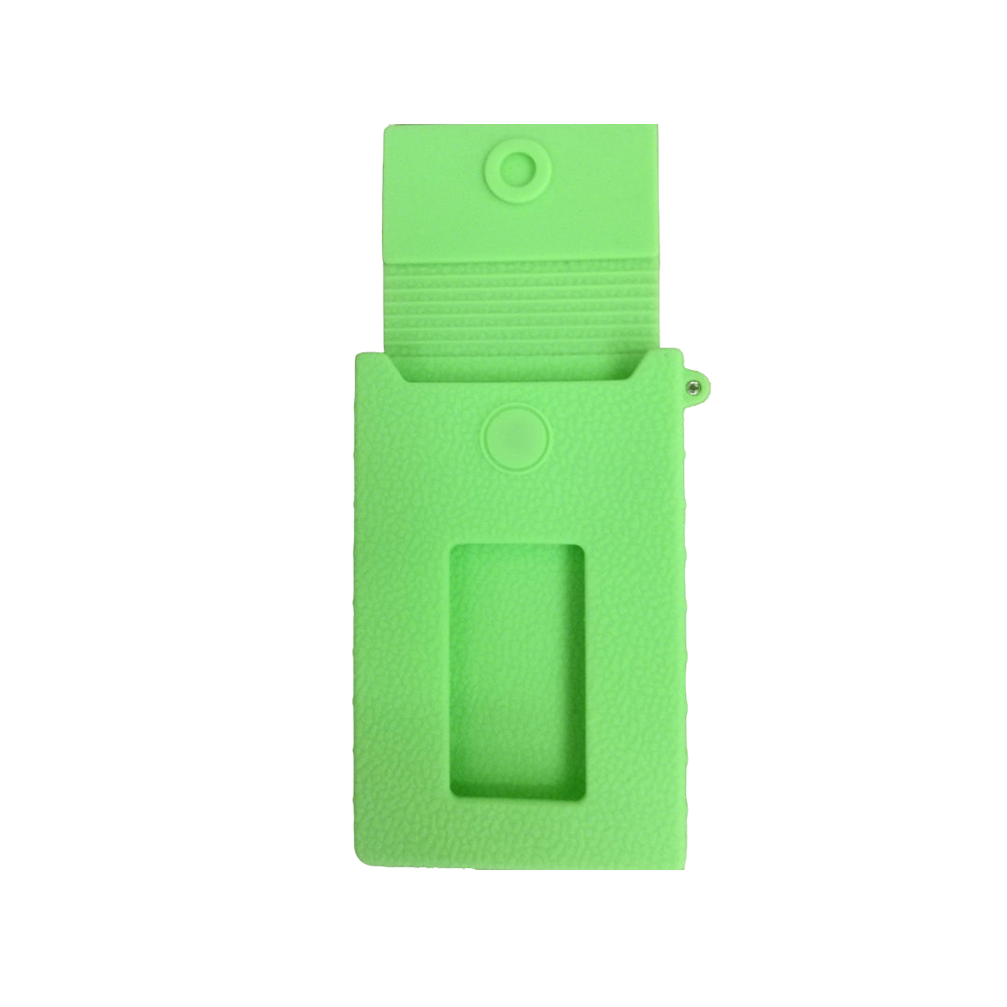 Silicone Business Card Wallet With Magnetic Flap 4