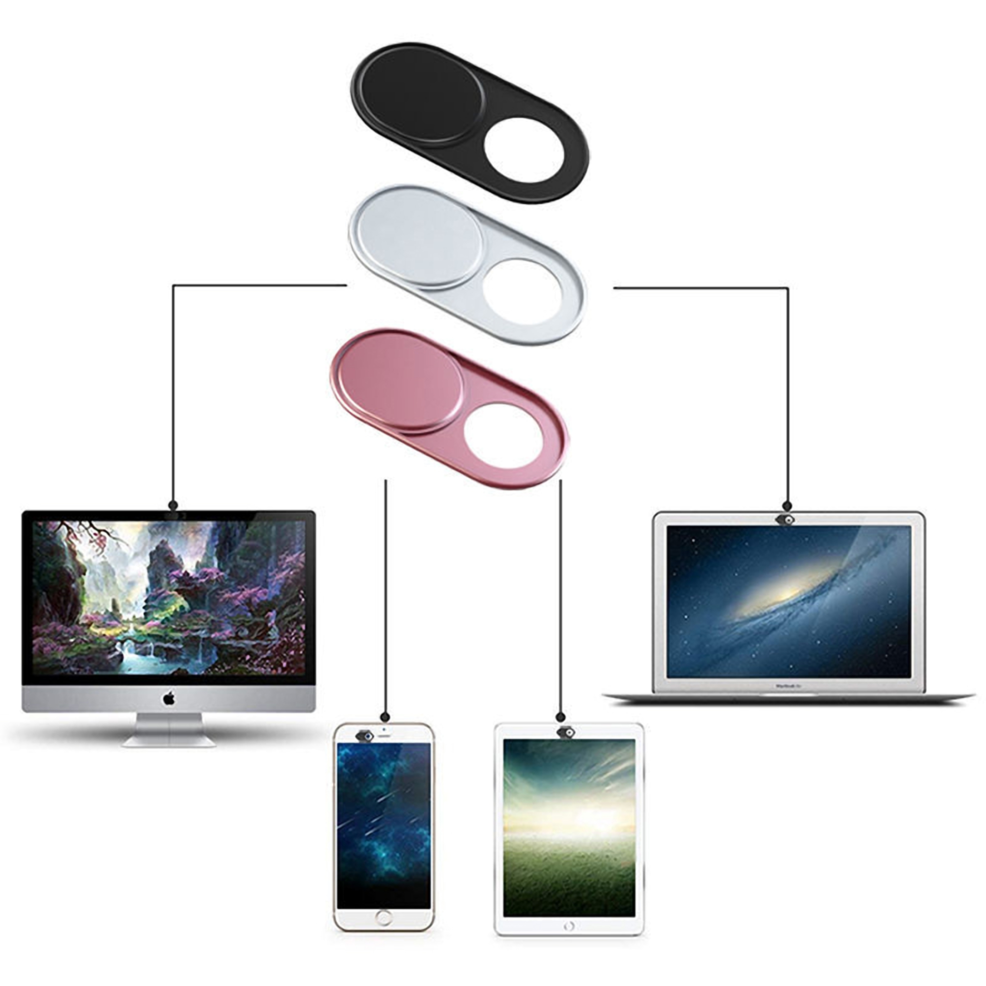 Aluminum Webcam Privacy Cover 1