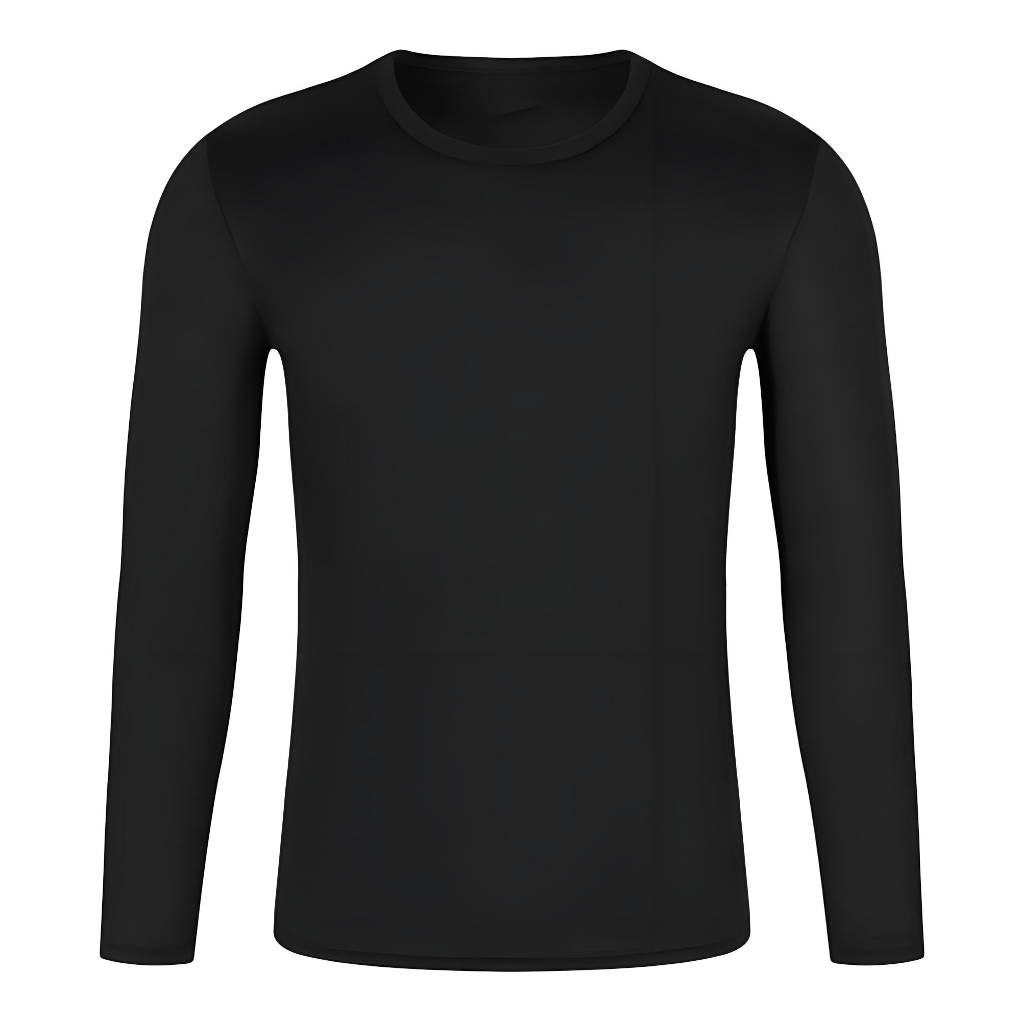 Custom Printed Moisture Wicking Round Neck Long Sleeve T-Shirt for Summer