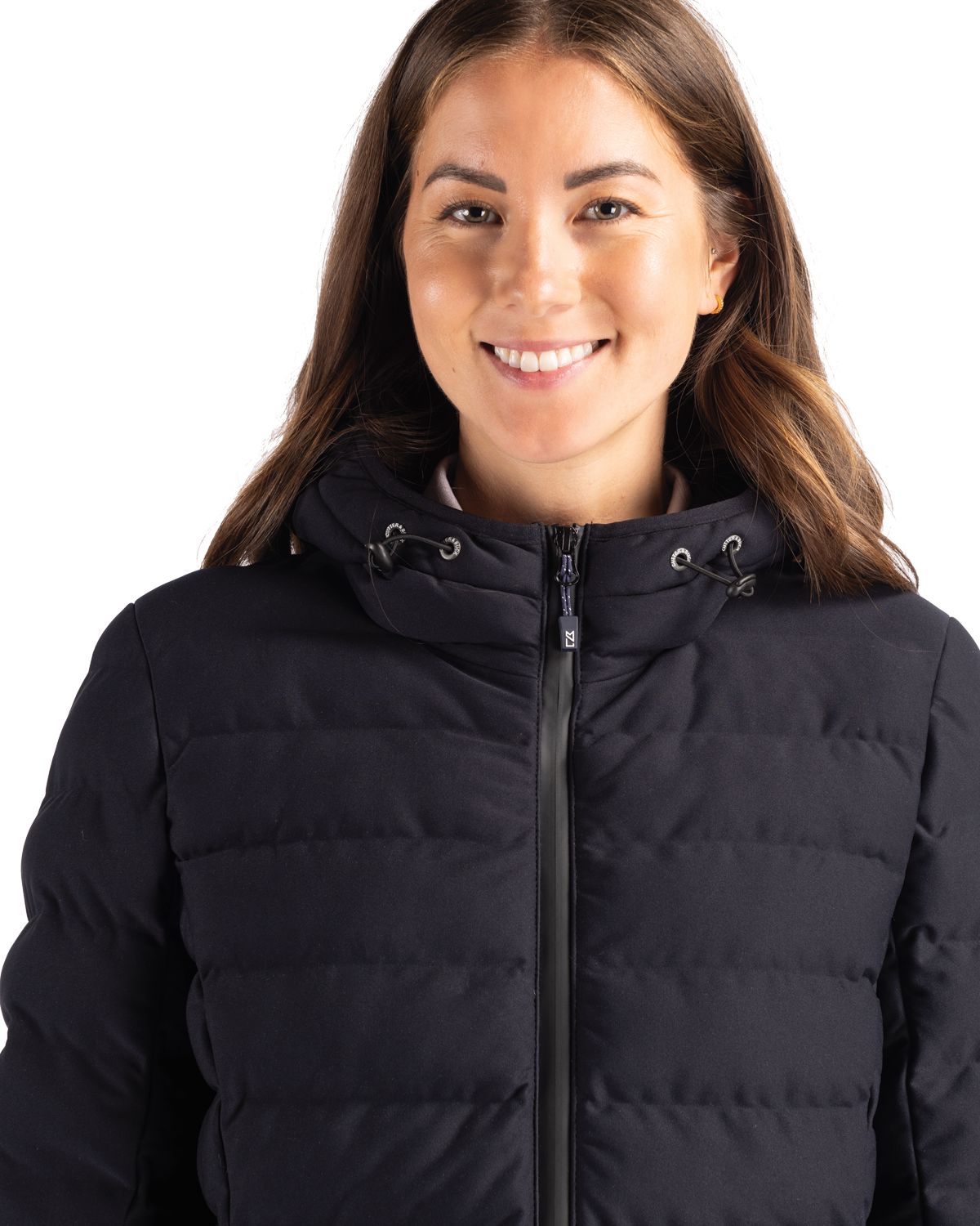 Mission Ridge Repreve Eco Insulated Womens Long Puffer Jacket