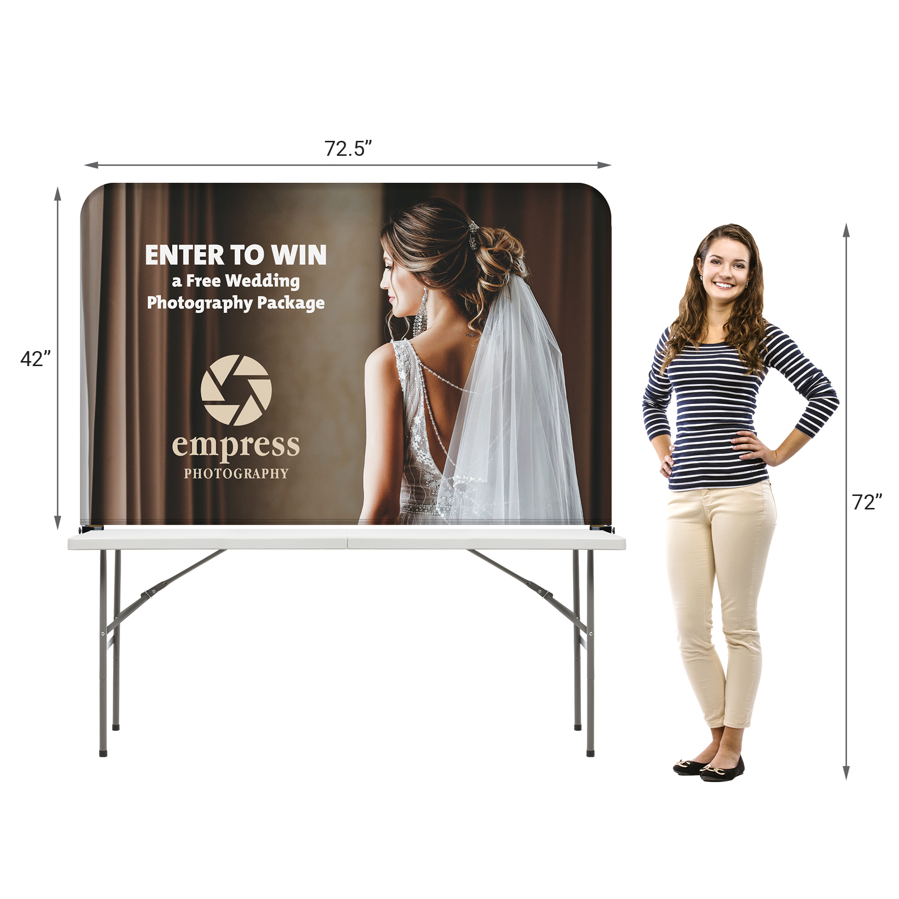 6' Table Top Hardware & Medium Banner Kit 5