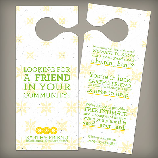 Double-Sided Seed Paper Door Knockers 4
