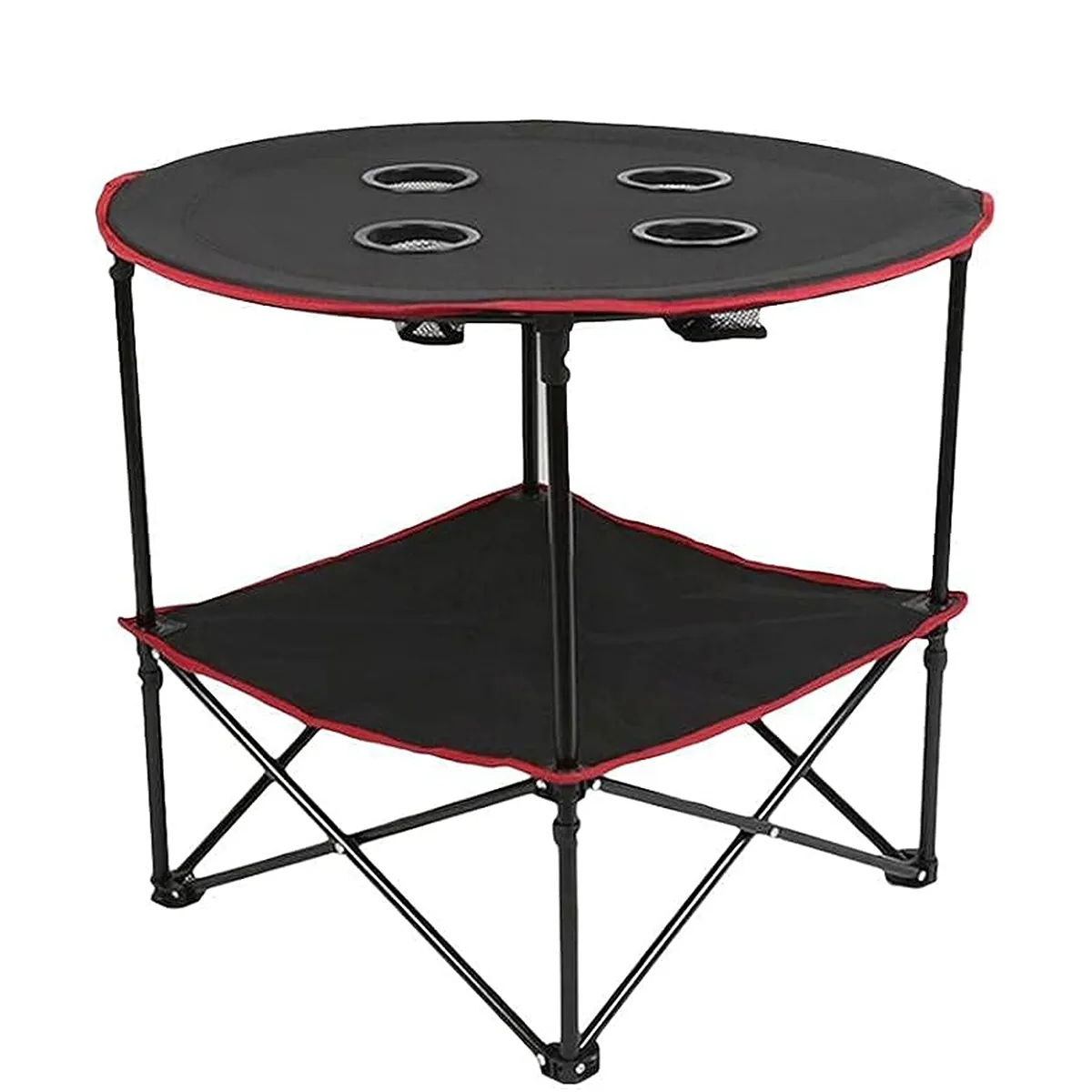 Folding Beach Camping Picnic Table with Cup Holders 3