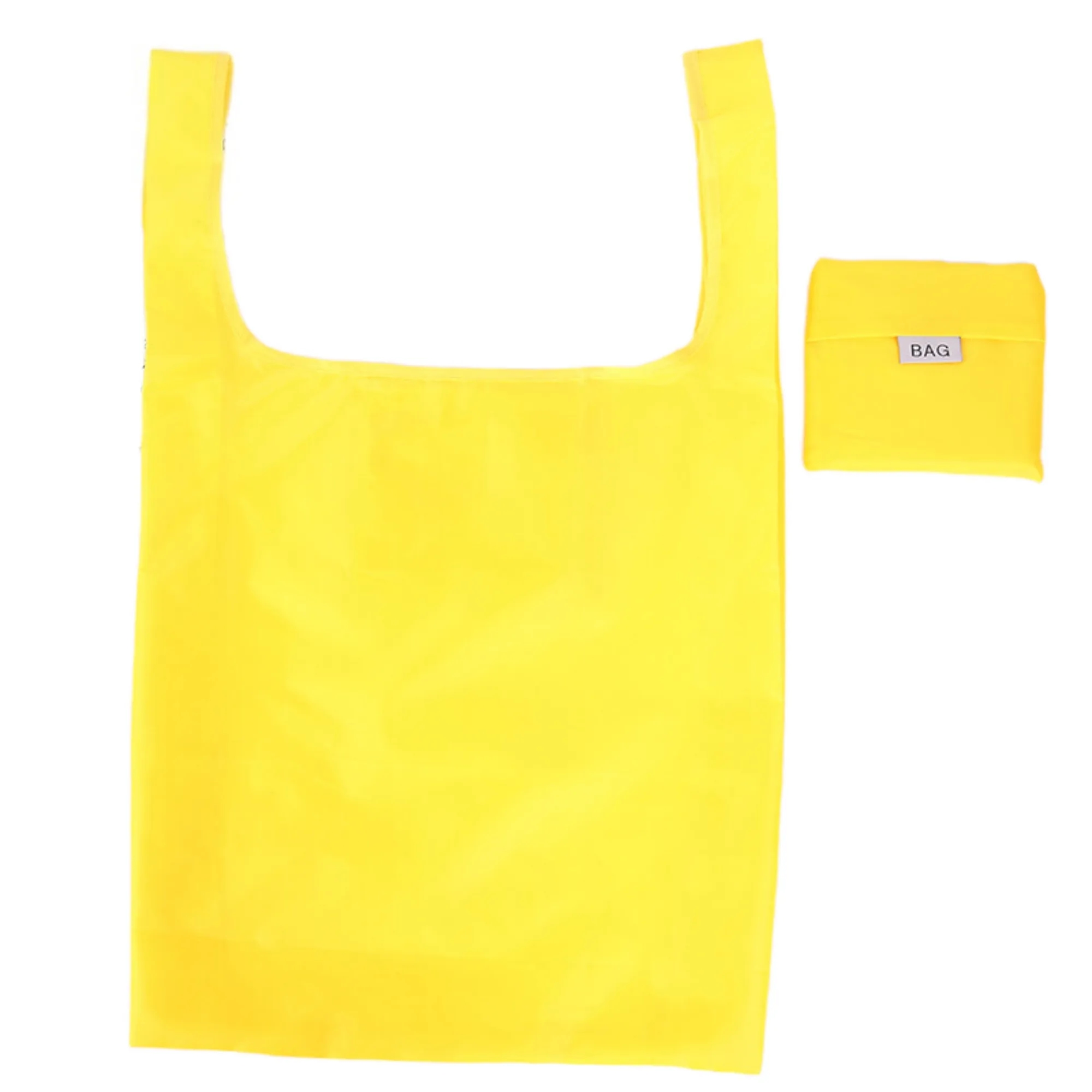 Solid Color Eco-Friendly Foldable Storage Tote Bag, custom tote bag with logo imprint 13