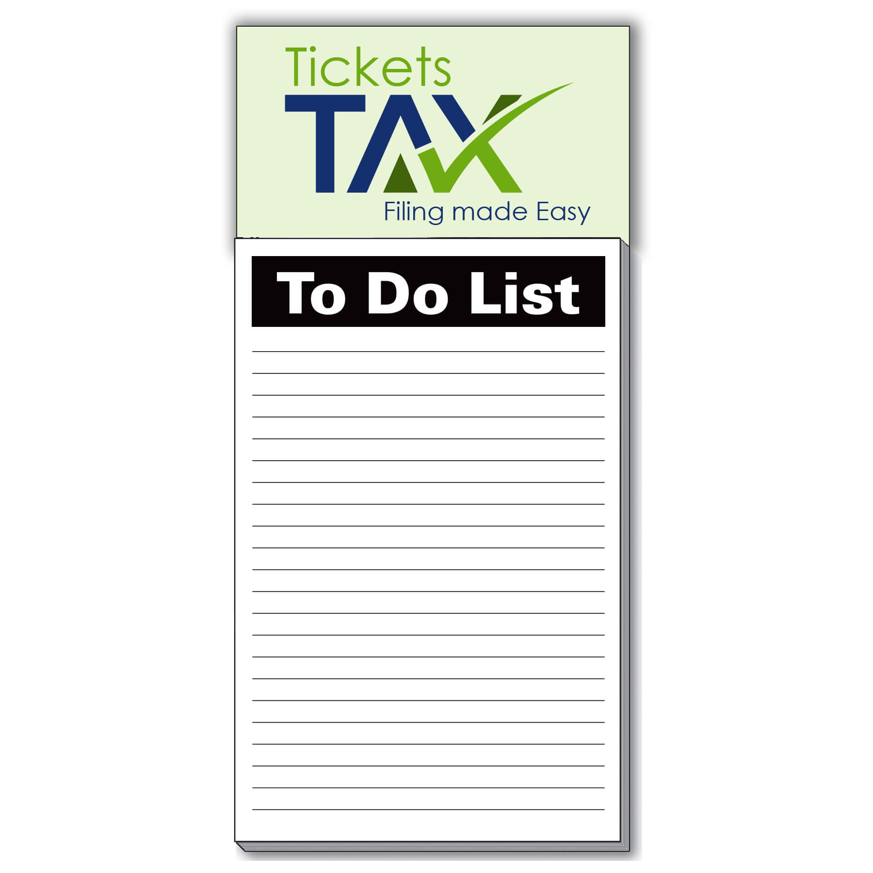 Business Card Add-On™ Magnet + Stock Pad 3