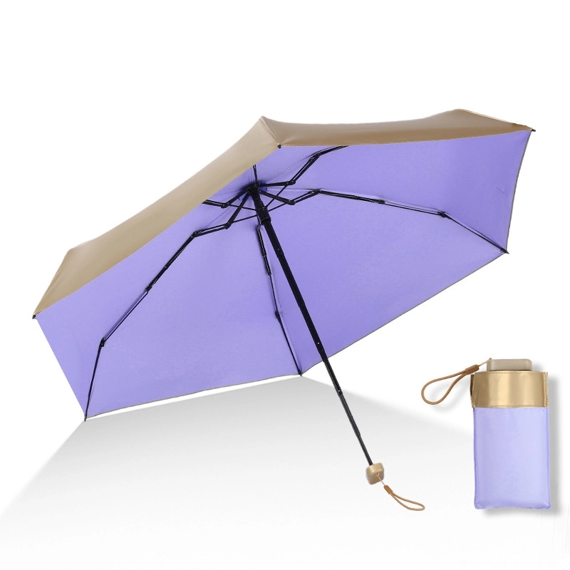 Travel Mini Folding Umbrella for Rain & Sun Protection 24