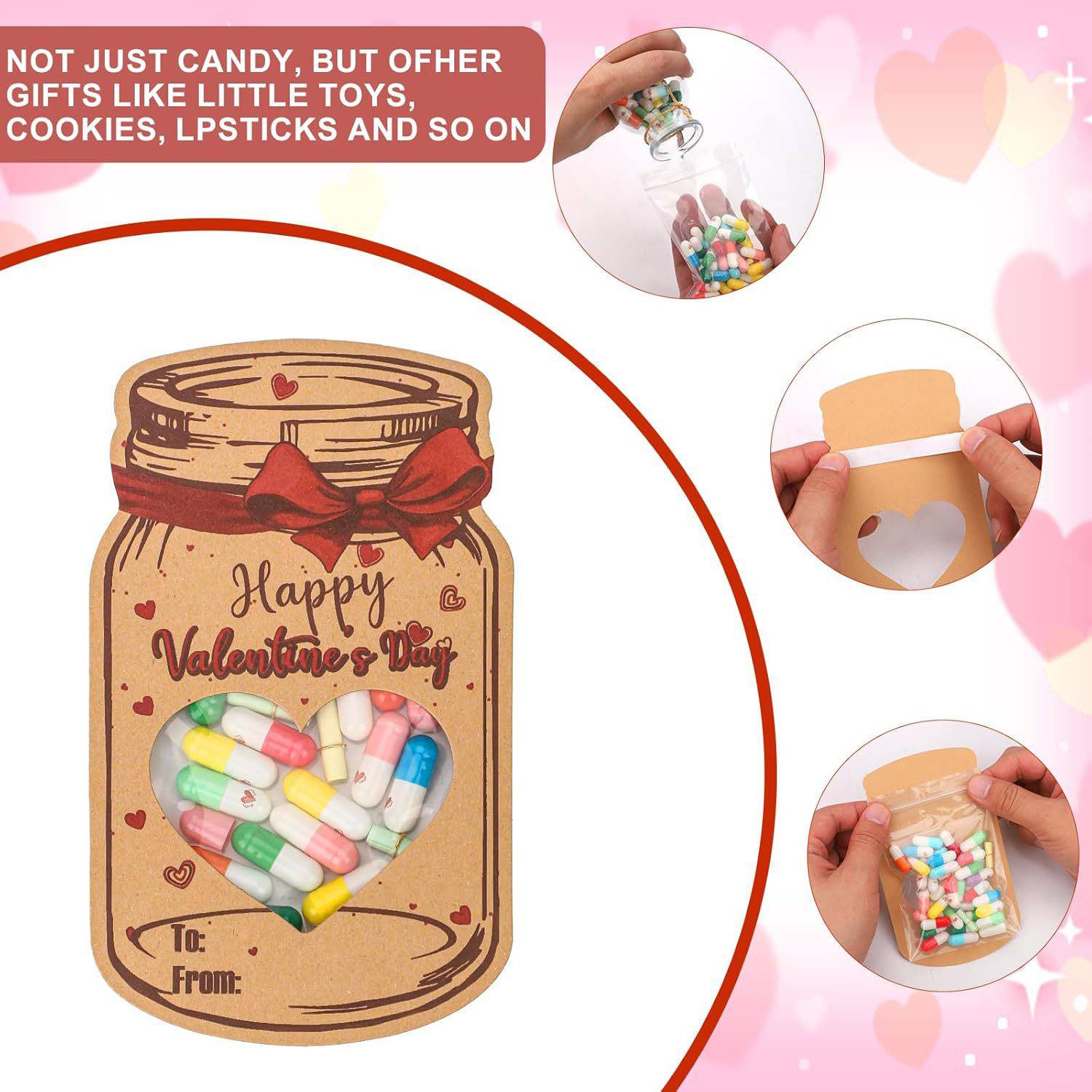 Creative greeting card candy bag 6