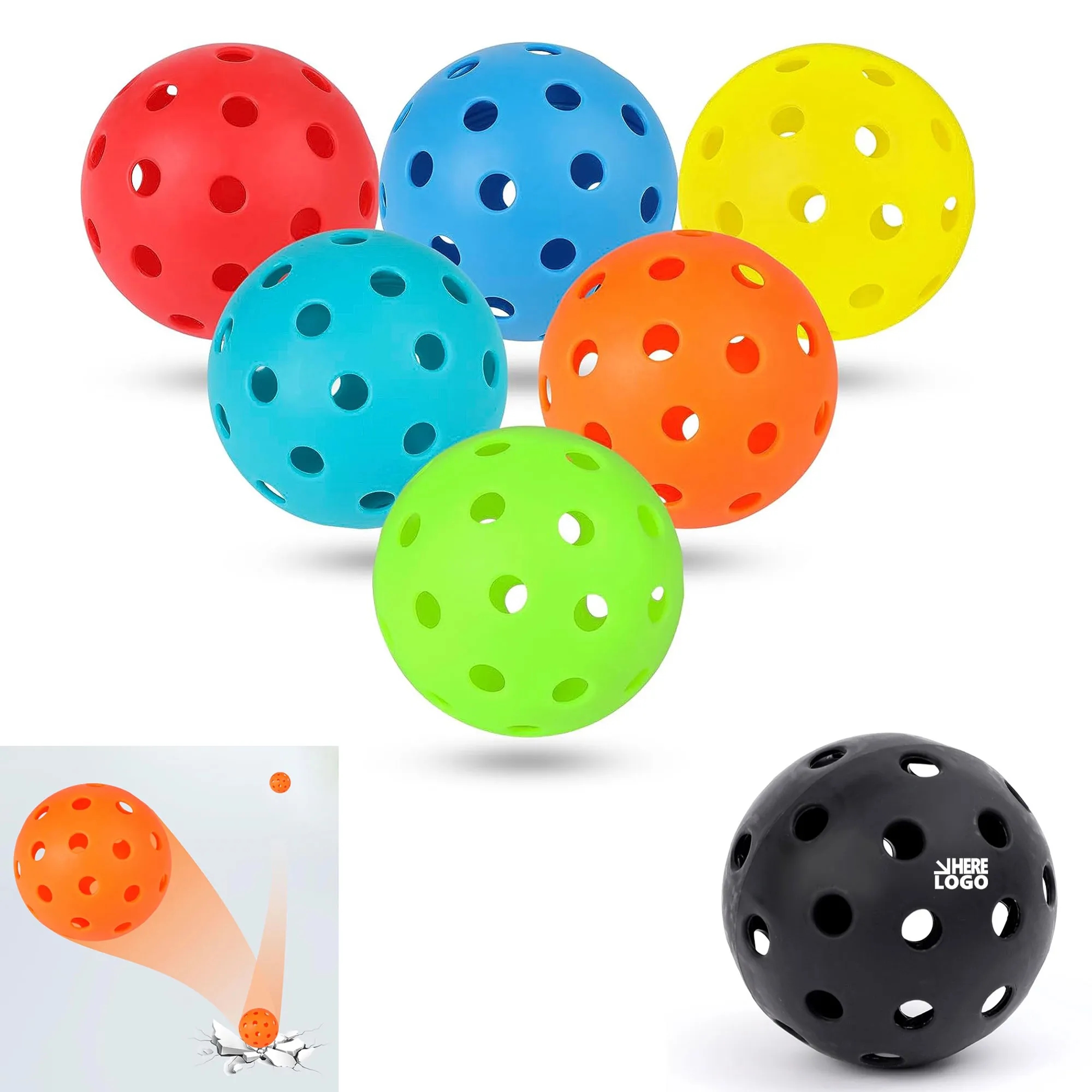 40 Holes Outdoor Pickleball Ball 1