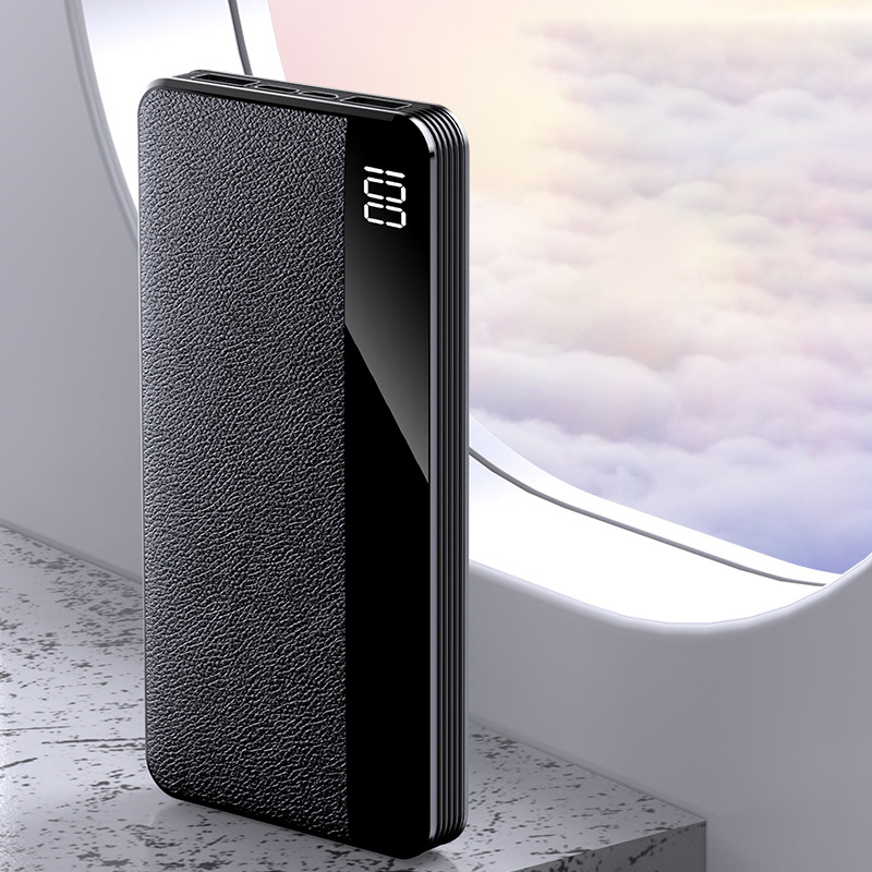 Fast Charging Power Bank w/Leather Cover 6