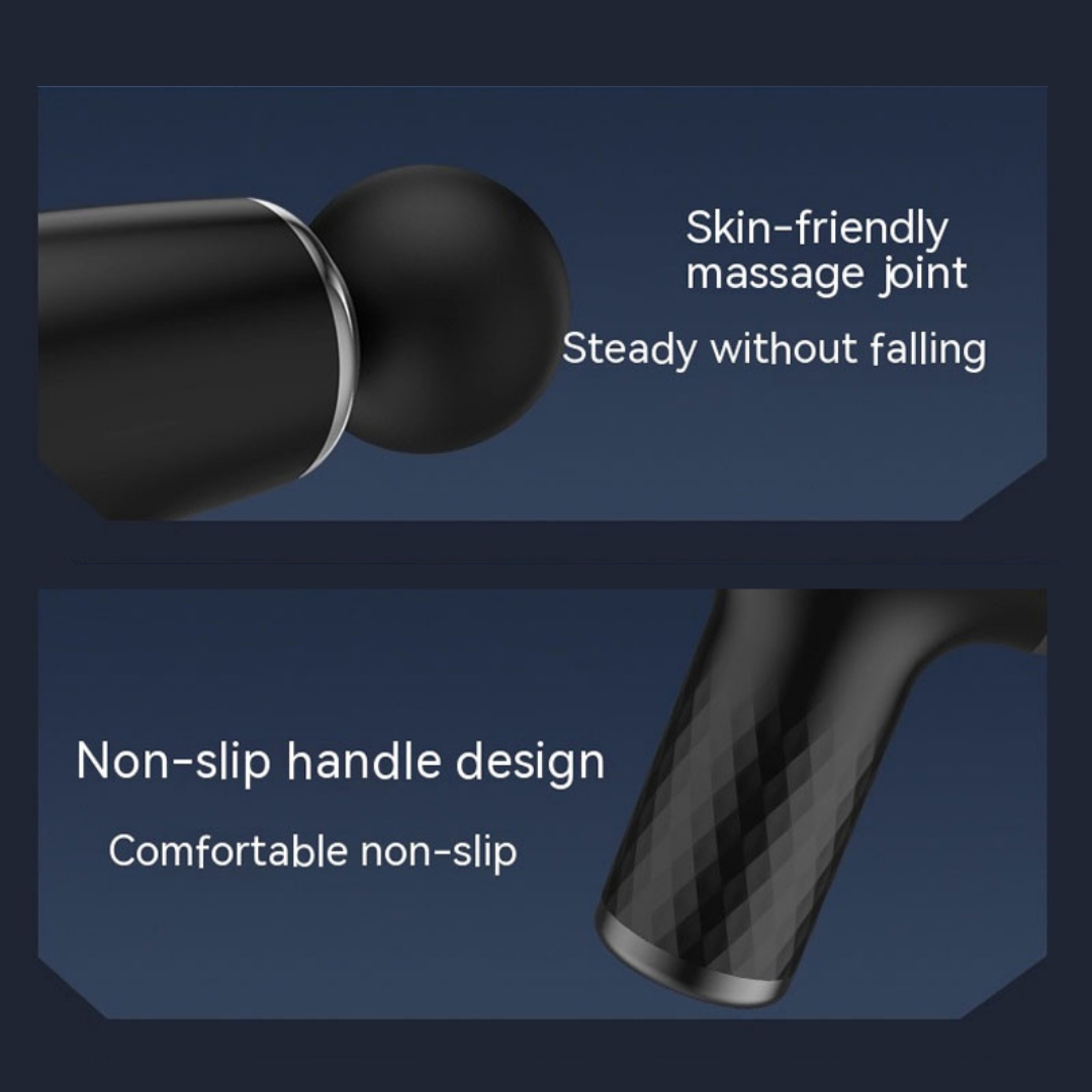 Verdure Massage Gun with 6 Speeds, Dual Batteries, and 4 Attachments in a Zip Bag 5