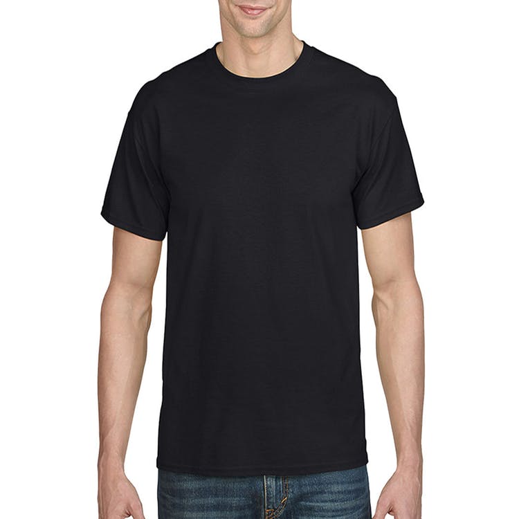 Irregular Gildan Dryblend T-Shirt. Black Small 2