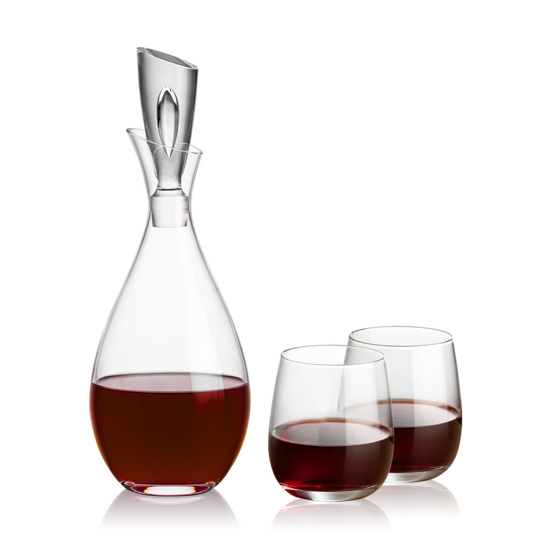 Juliette Decanter & Crestview Stemless Wine 8