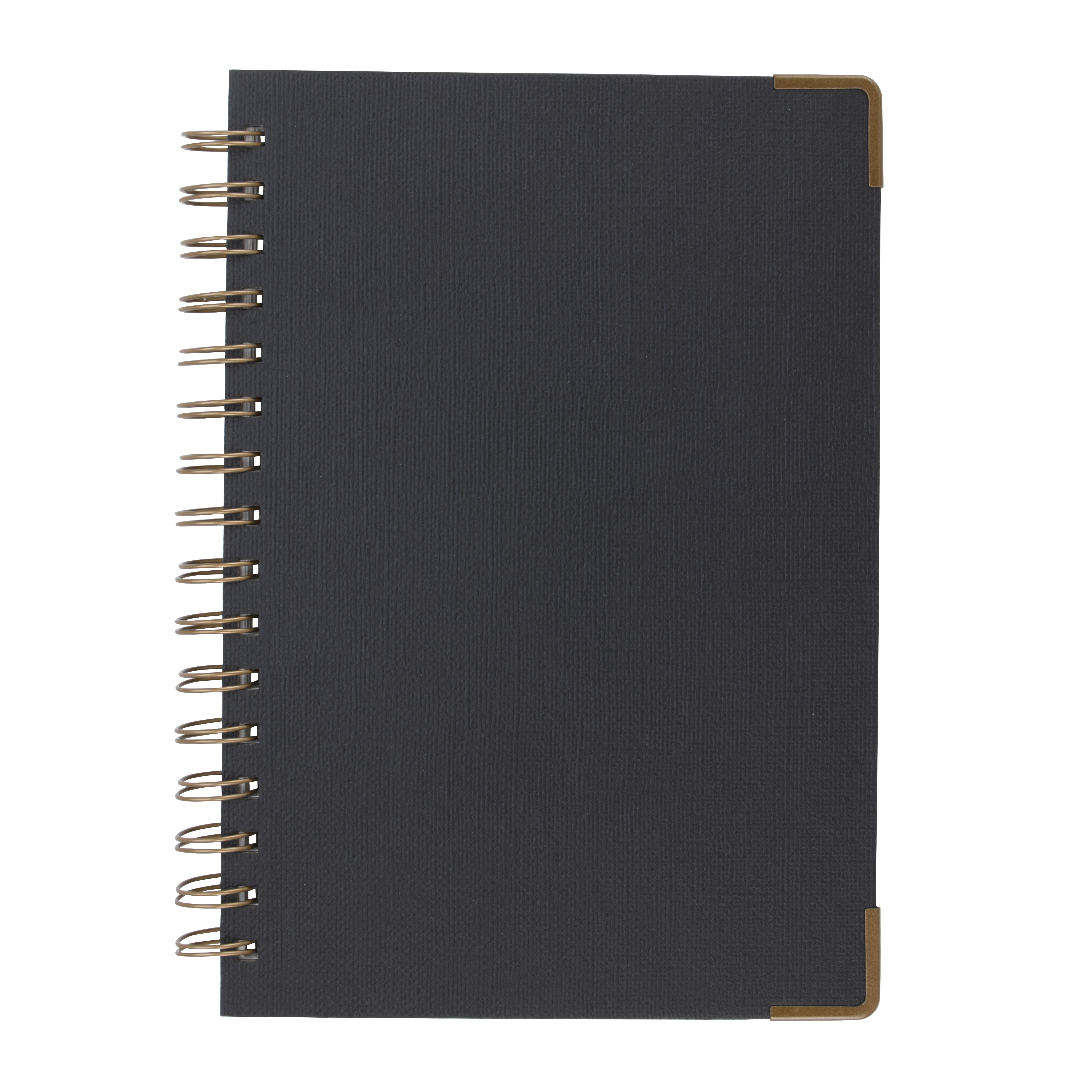 Good Value™ Woven Paper Hardback With Metal Accents Notebook 9