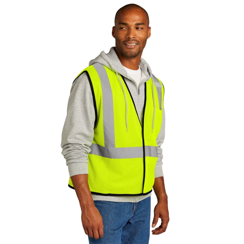 CornerStone ANSI 107 Class 2 Economy Mesh One-Pocket Vest. 5